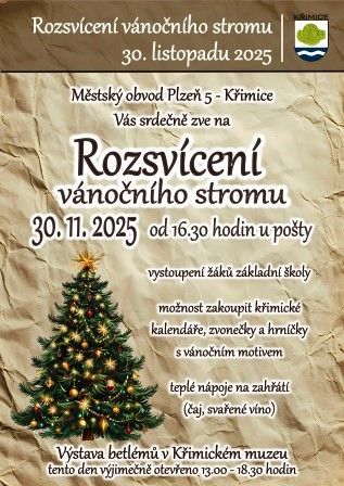 Rozsvícení vánočního stromu 2025 - web Rozsvícení vánočního stromu 2025 - web
