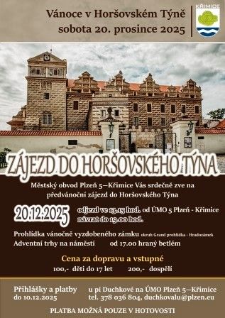 Zájezd - Horšovský Týn 2025 - web